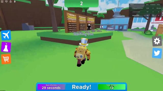 СИМУЛЯТОР ВИРУСА В РОБЛОКС! ROBLOX. смотреть онлайн