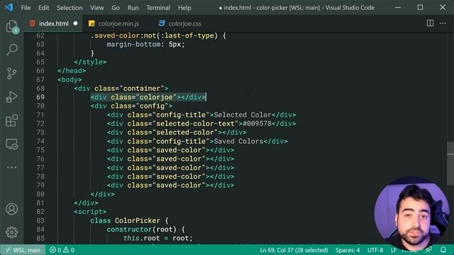 Create and Deploy Your Own COLOR PICKER with JavaScript смотреть онлайн