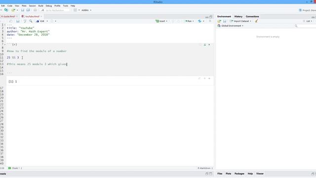 How to Find the Modulo in R. [HD] смотреть онлайн