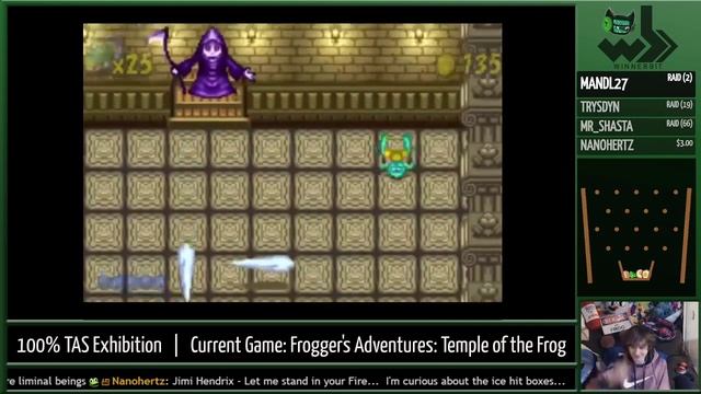 Frogger's Adventures: Temple of the Frog (GBA) 100% TAS Exhibition & Discussion with NixillShadowFo смотреть онлайн