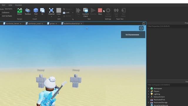 Roblox Studio Gun Kit With Settings смотреть онлайн