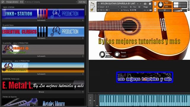 NYLON GUITAR ESPAÑOLA –SAMPLES para KONTAKT 5, KONTAKT 6 & Kontakt 7(Sonidos NKI + WAVS)??By LMTYM? смотреть онлайн