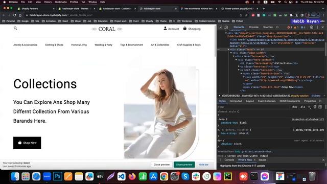How To Create Hero Banner In Shopify  | Figma To Shopify | Shopify Theme Development | Part 06