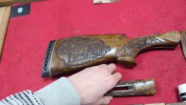 Рождественский приклад и цевье с сюжетной резьбой ИЖ-58 из Комлевого Ореха смотреть онлайн