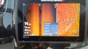 Humminbird Helix SI settings.