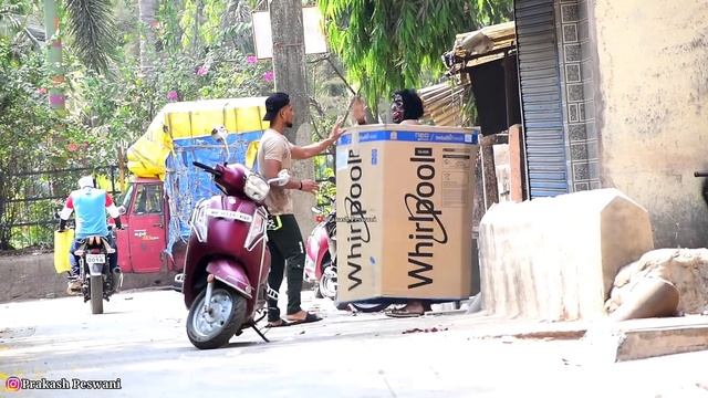 Ghost Man Throwing Water Balloon Prank | Part 2 | Prakash Peswani Prank | смотреть онлайн