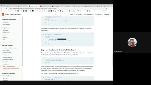 Templating for Performance in Craft with Ben Croker смотреть онлайн