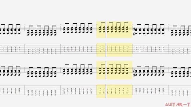 Avenged Sevenfold Tabs - Afterlife (rhythm) смотреть онлайн