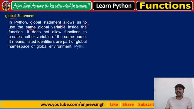 Functions in Python-Part 6(Last) | Scope, Mutability & Immutability | #Learn #Python| हिन्दी में смотреть онлайн