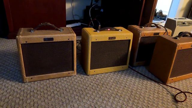 Vintage Fender Tweed Champ Comparison смотреть онлайн