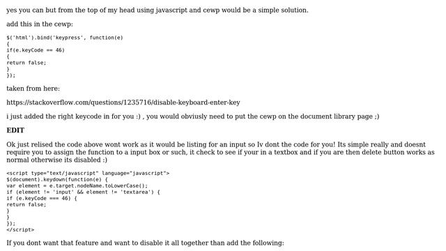Sharepoint: Remove 