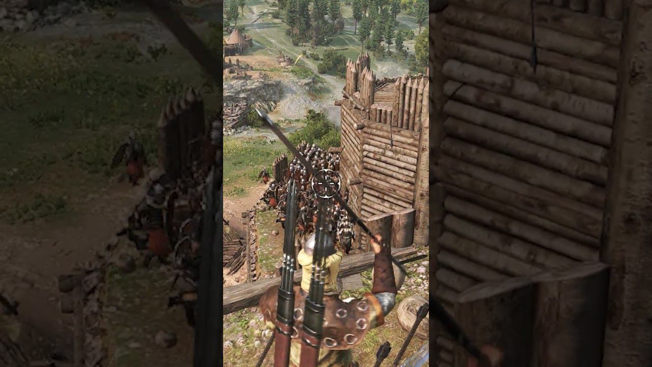 Отражаем Нападение на Замок в Bannerlord #shorts смотреть онлайн