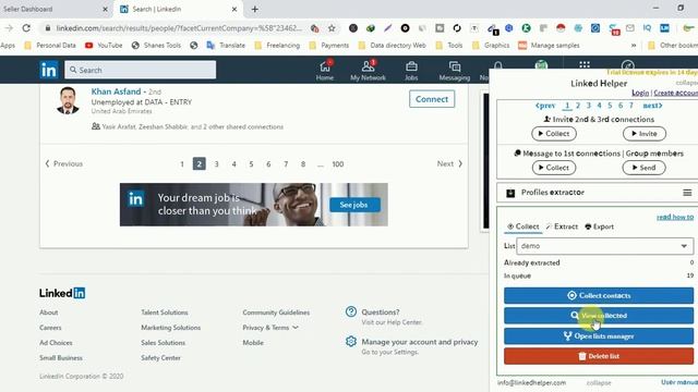 Extract/Scrape LinkedIn Search Results Data to Excel || Scrape LinkedIn Profiles смотреть онлайн