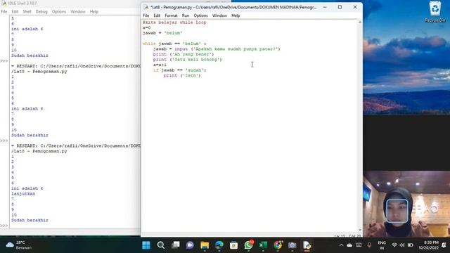 Python Dasar #8_WhileLoop, Break, Continue, Pass - Nur Madinah смотреть онлайн