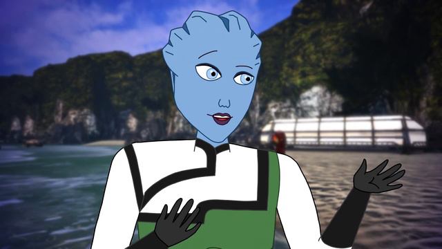 Mass Effect: Liara doesn't like sand смотреть онлайн