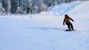 Карвинг. Тренировка на жестком сноуборде / Начало. Учимся ходить трассу. День пятый #сноуборд