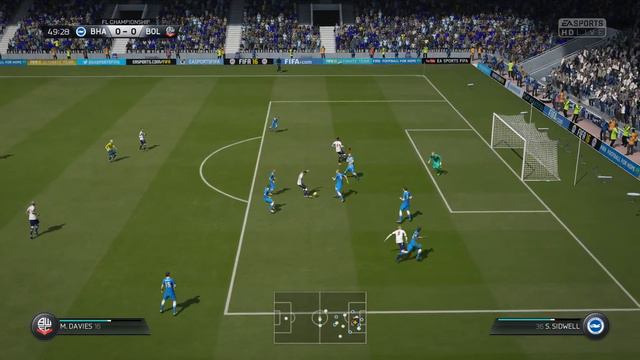 BRIGHTON V BOLTON CHAMPIONSHIP FIFA 16 смотреть онлайн