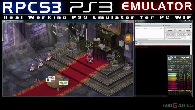 RPCS3 0.0.0.5 WIP PS3 Emulator - Disgaea 3 Absence of Justice Ingame #2! смотреть онлайн