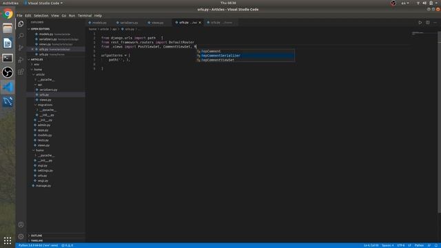 [Backend] Article (Post, comment, rep comment ) reactjs with django rest framework смотреть онлайн