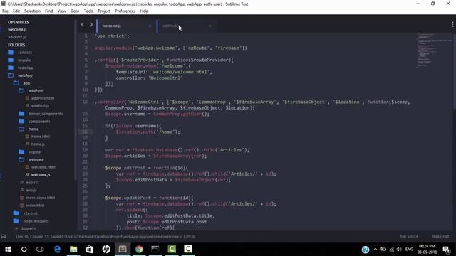 Create WebApp Using AngularJS and Firebase - Fixing Some Errors (Final) смотреть онлайн