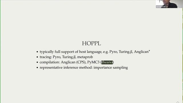 Compiling Probabilistic Programs with Daphne (by Christian Weilbach) смотреть онлайн