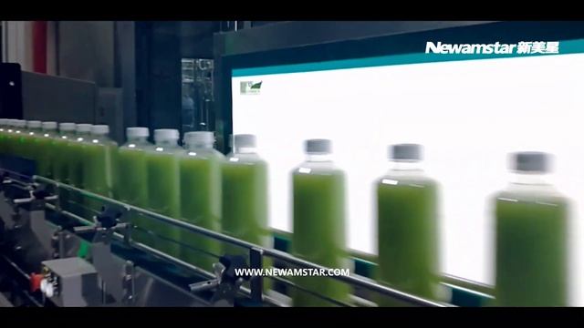 Granular Beverage Blowing-Rinsing-Filling-Capping Monoblock Line From Newamstar Packaging Machinery смотреть онлайн