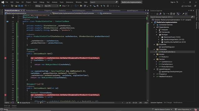 .NET Core Web Api Connected to Redis on Docker Locally смотреть онлайн