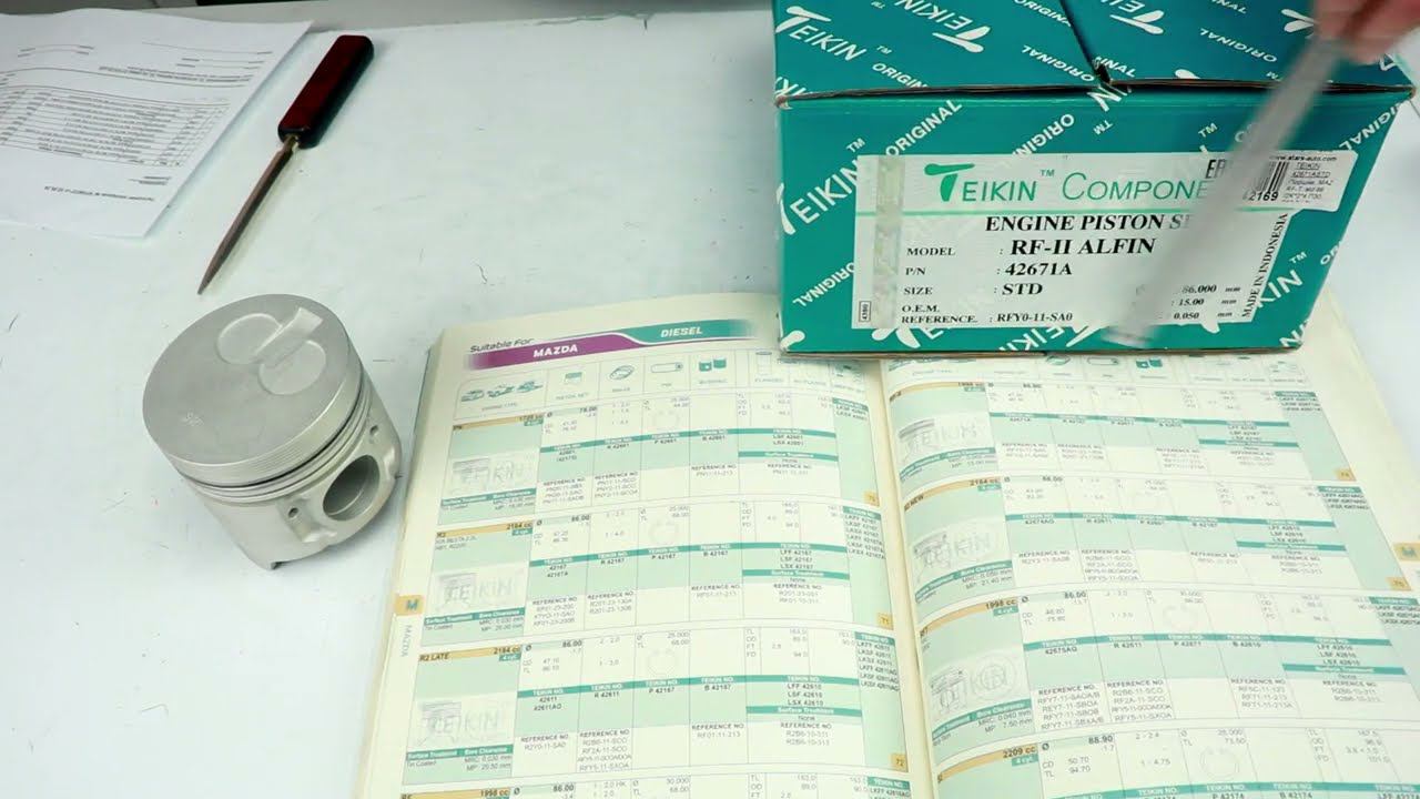 RF-T (2L) Mazda поршни Teikin 42671A alfin смотреть онлайн
