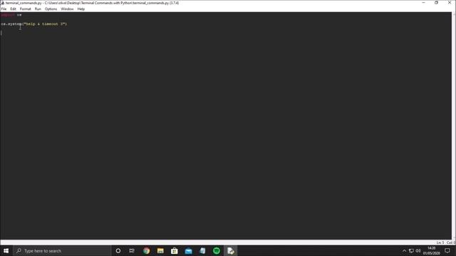 How to use Terminal/CMD Commands with Python! - OS Module смотреть онлайн