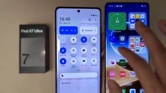 OPPO Find X7 Vs OPPo Find X7Ultra Quick Hands On & Comparison Video #oppofindx7