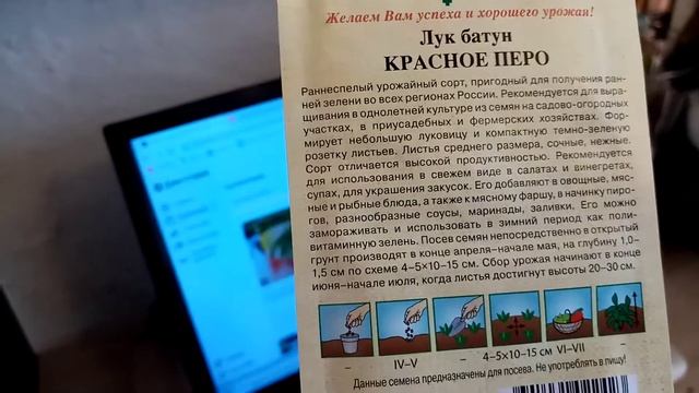 Лук Батун "КРАСНОЕ ПЕРО". Скоро буду СЕЯТЬ. 20 марта 2022г. смотреть онлайн