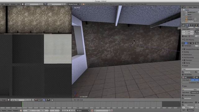 [Blender+GIMP] Garage Speed texture + build смотреть онлайн