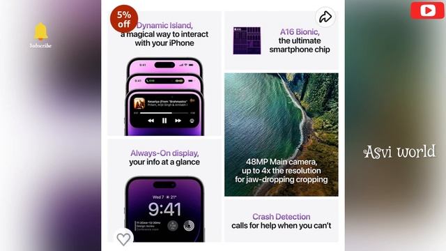 iPhone 14 pro max Unboxing and Review |Space black colour |Apple iphone review in Tamil |asvi world смотреть онлайн