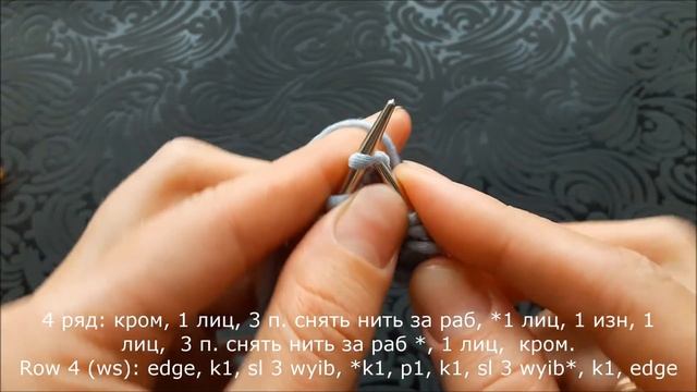 Шикарный  плетеный узор спицами.