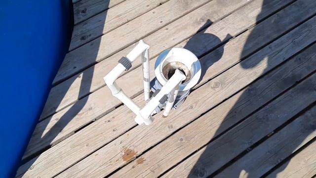 Песочный фильтр для бассейна (продолжение) и самодельный скиммер за копейки. смотреть онлайн