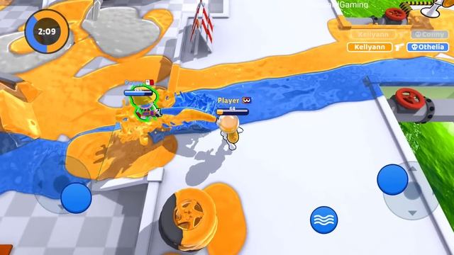 Dye Hard - Gameplay Walkthrough Part 1 Multiplayer Map Paint Battle Defense (iOS, Android Gameplay) смотреть онлайн