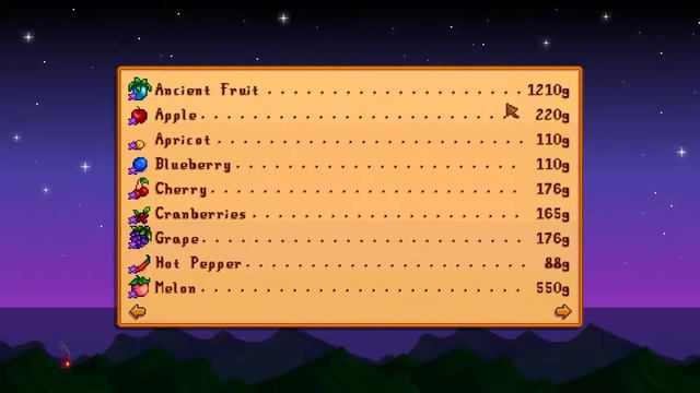 Stardew Valley: Selling One of Every Iridium Quality Fruit смотреть онлайн