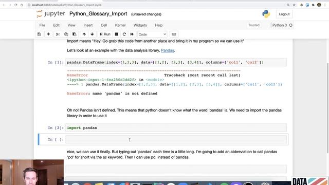 Python Glossary: Import смотреть онлайн