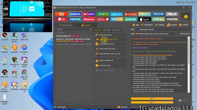 Samsung mtk frp unlocktool (новый способ разблокировки) смотреть онлайн