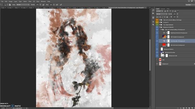 Painting Photoshop Effect Tutorial смотреть онлайн