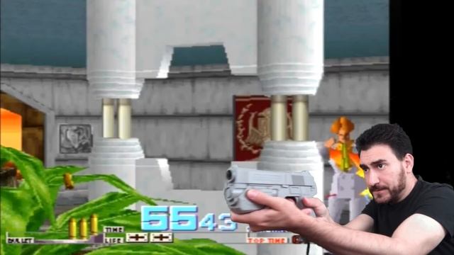 TIME CRISIS PS1/PSX GunCon - FULL LONGPLAY! смотреть онлайн