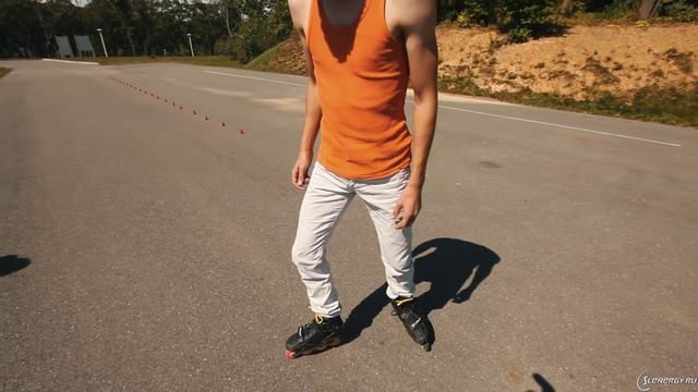 Купить ролики. Урок 3 — Как падать и тормозить на роликах? смотреть онлайн