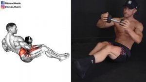 ТРЕНИРОВКА ПРЕССА С ГАНТЕЛЯМИ ДОМА (ДЛЯ НОВИЧКОВ, 4 МИНУТЫ)