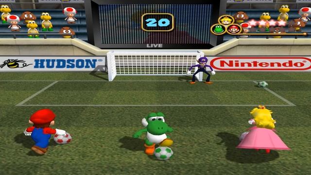 Mario Party 4 - 4 Player Minigame - Yoshi Waluigi Peach Mario All Funny Mini Games (Master CPU) смотреть онлайн