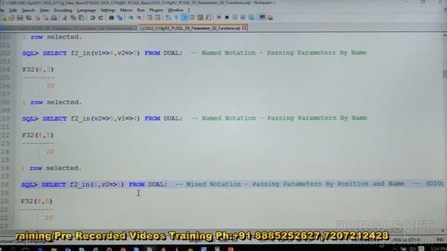 OracleTutorial || onlinetraining|| pl/sql ||Parameters Part-3 by Basha смотреть онлайн