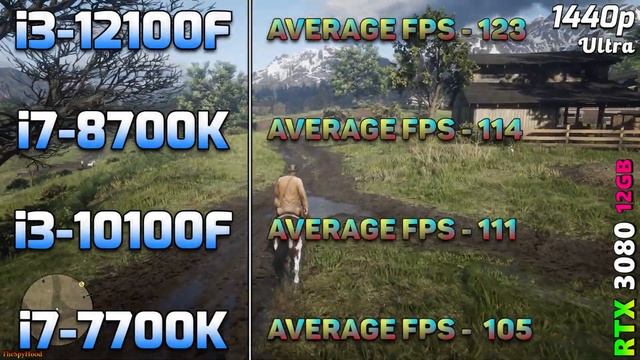 Core I3 12100F Vs Core I7 8700K Vs Core I3 10100F Vs Core I7 7700K | PC Gameplay Tested
