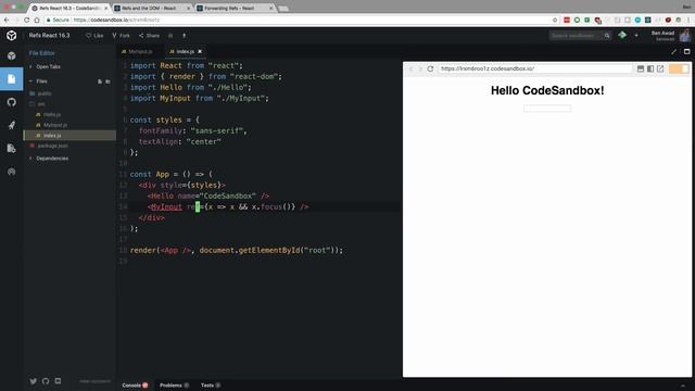 React 16.3 Forward Refs смотреть онлайн