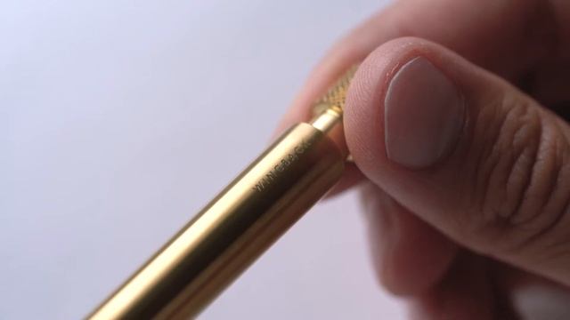 Personalised Mechanical Pen by Wingback - In Brass and Stainless Steel смотреть онлайн