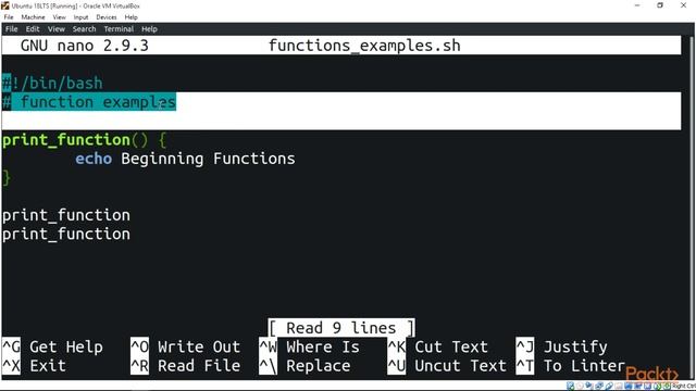 Linux Shell Scripting: Automating Command Line Tasks: The Functions | packtpub.com смотреть онлайн