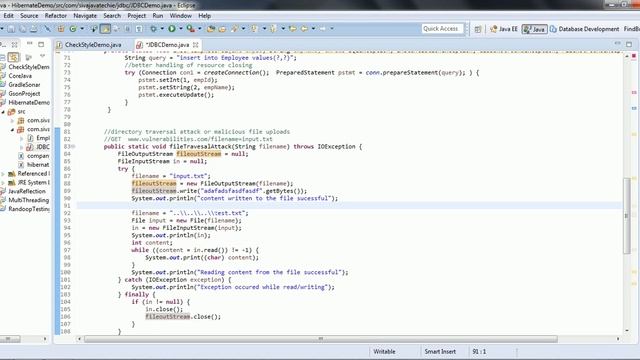 Security vulnerabilities in java based applications смотреть онлайн